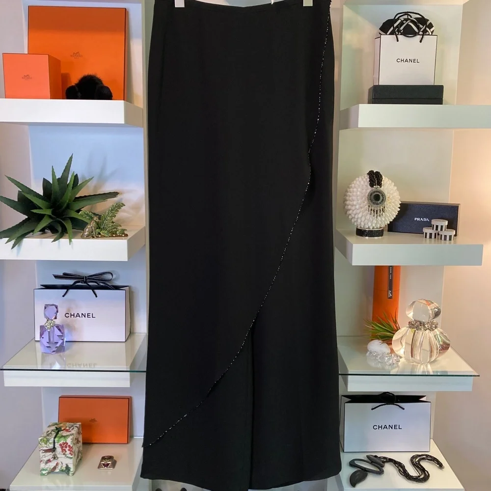 🖤 🖤 SIMON CHANG OVERLAY PANTS - Picture 4 of 14
